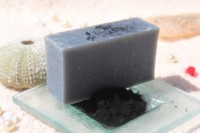 Olivové mýdlo krájené - s aktivním uhlím 